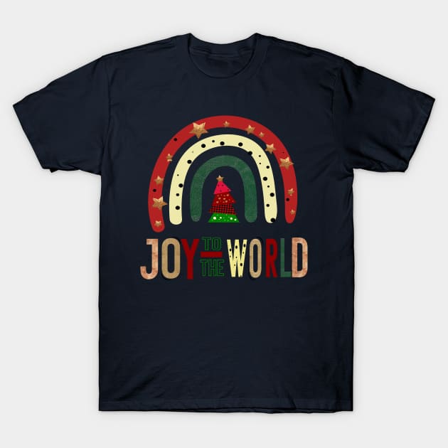 Joy to the World T-Shirt by theplaidplatypusco